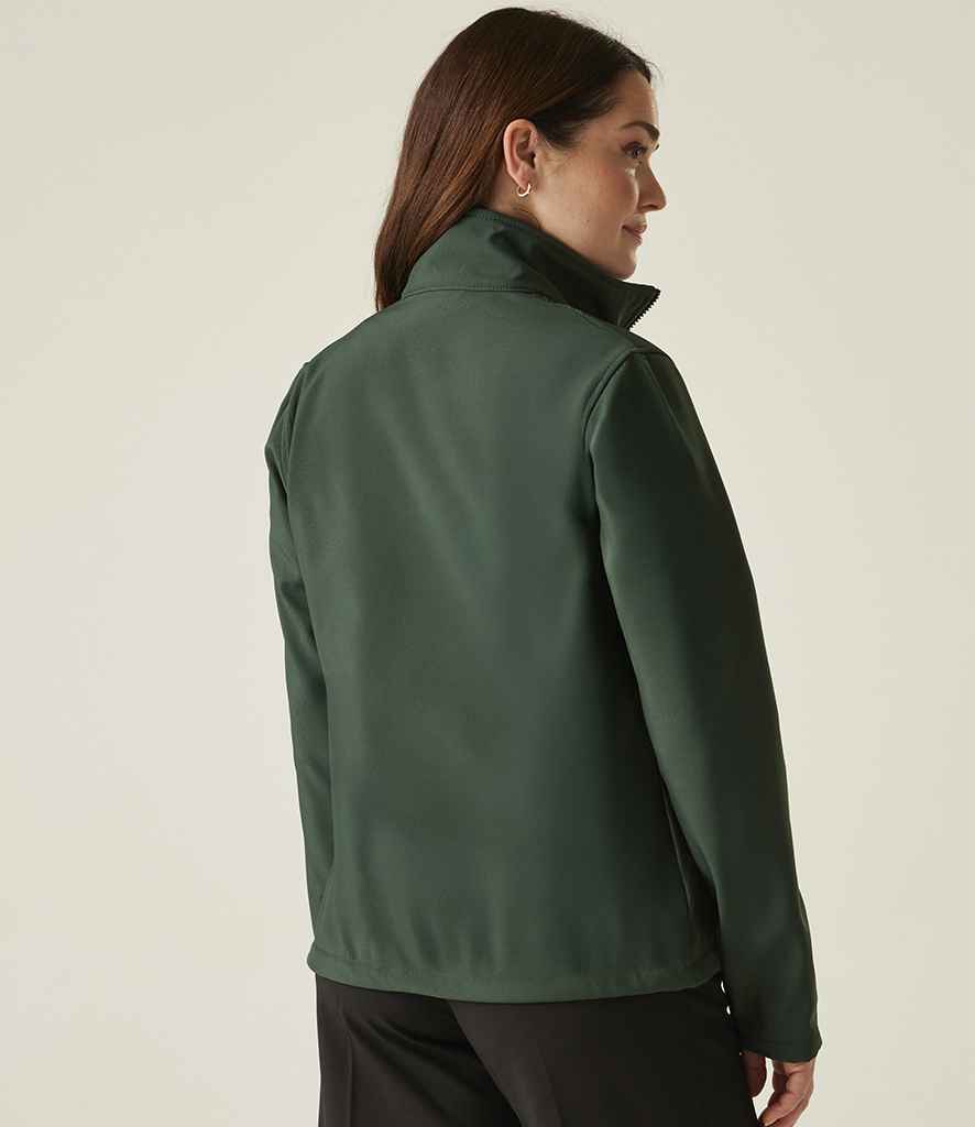 Regatta Professional Regatta Ladies Ablaze Printable Soft Shell Jacket Dark Spruce/Black