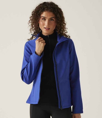 Regatta Professional Regatta Ladies Ablaze Printable Soft Shell Jacket New Royal Blue/Black