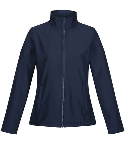 Regatta Ladies Ablaze Printable Soft Shell Jacket in Navy/Navy
