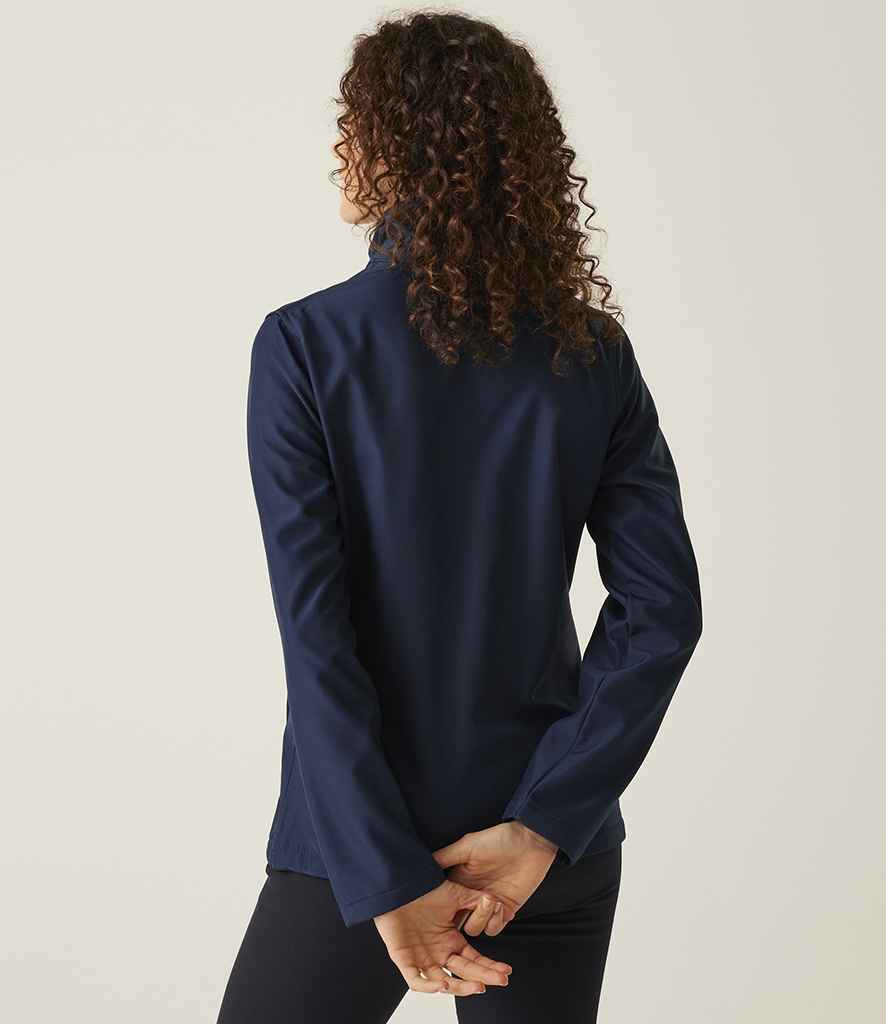 Regatta Professional Regatta Ladies Ablaze Printable Soft Shell Jacket Navy/French Blue