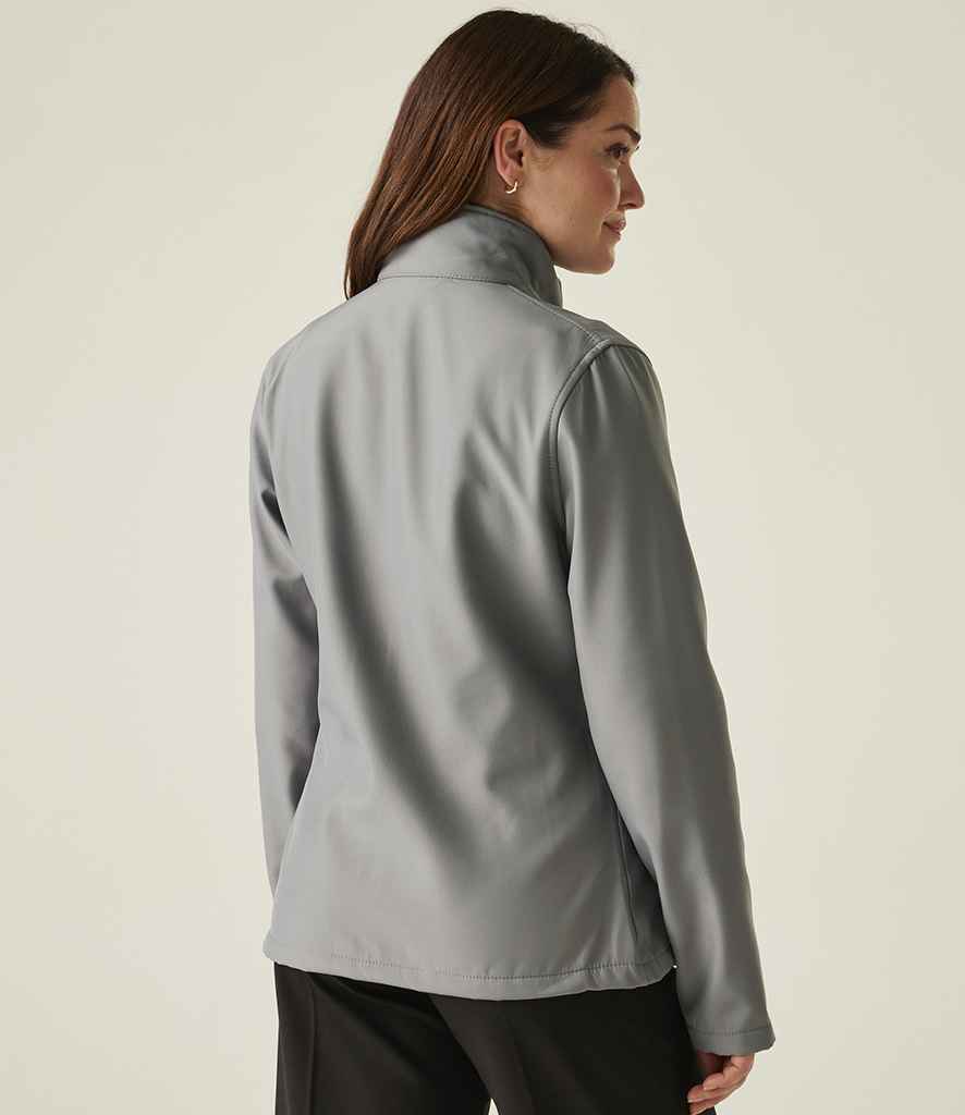Regatta Professional Regatta Ladies Ablaze Printable Soft Shell Jacket Rock Grey/Black