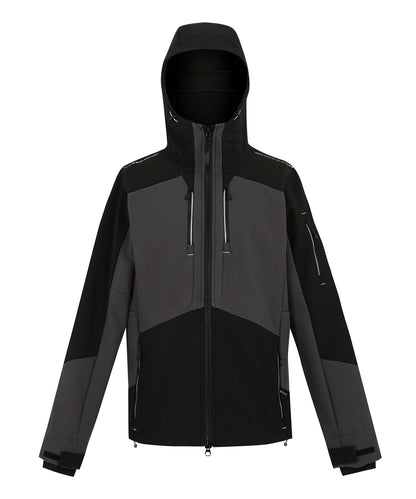 Regatta Professional 4-Tex stretch 3-layer softshell jacket Slate Grey/Black