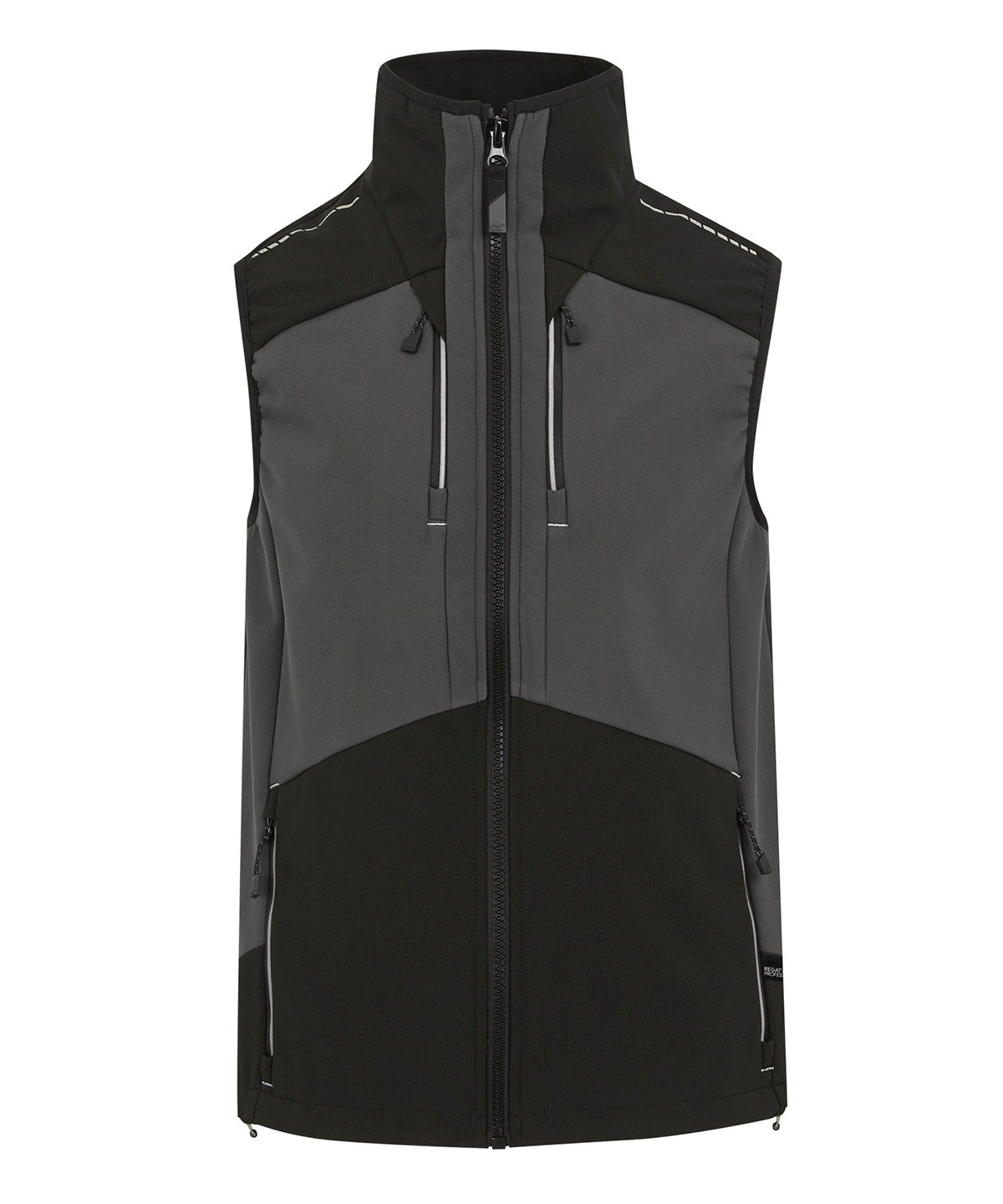Regatta Professional 4-Tex stretch 3-layer softshell bodywarmer Slate Grey/Black