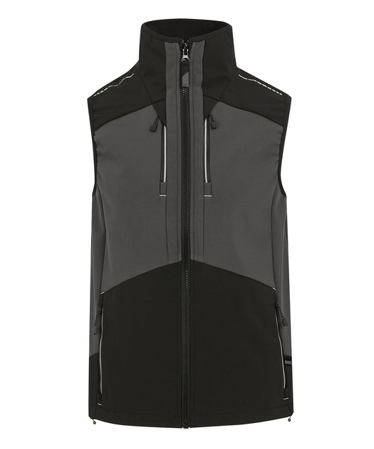 Regatta Professional 4-Tex stretch 3-layer softshell bodywarmer Slate Grey/Black