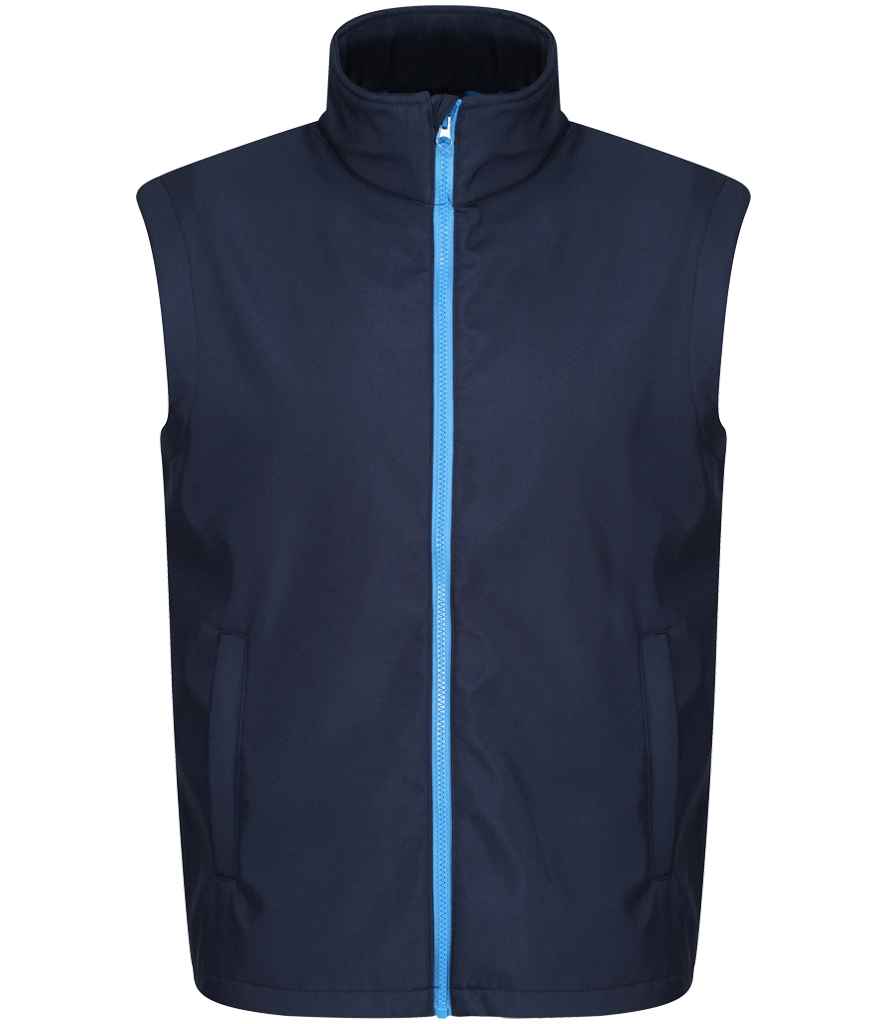Regatta Ablaze Soft Shell Bodywarmer in Navy/French Blue