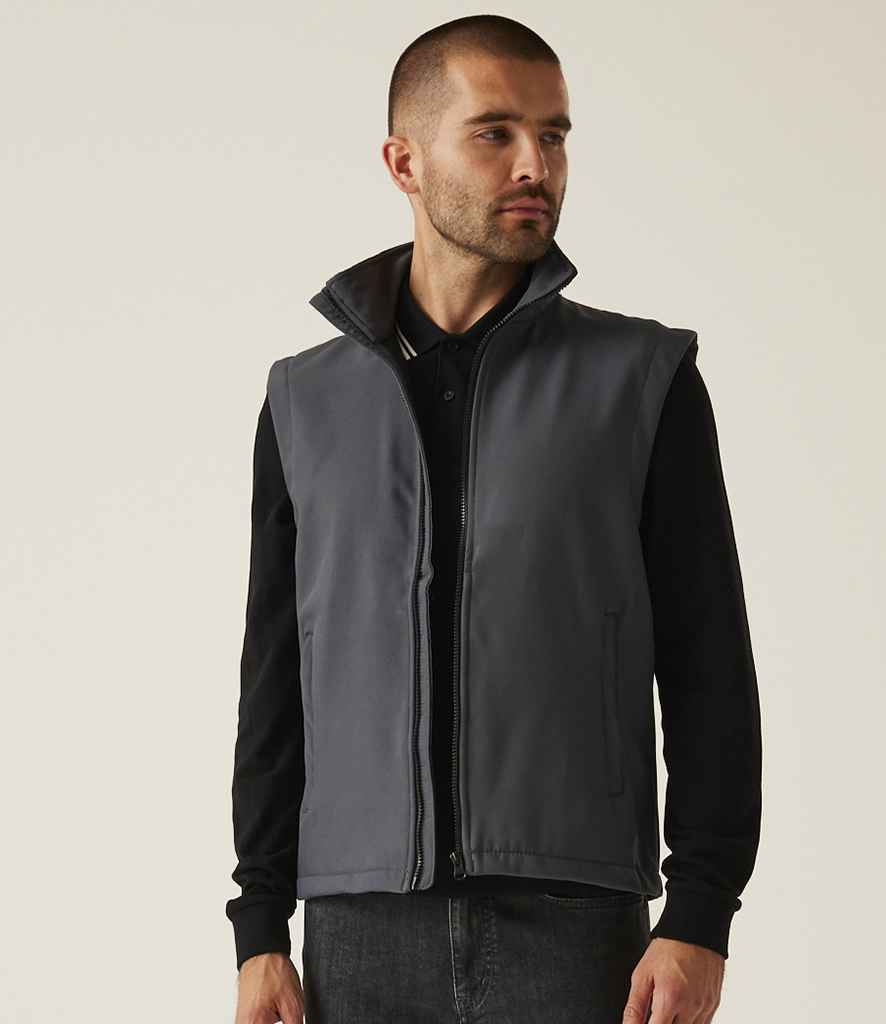 Regatta Professional Regatta Ablaze Soft Shell Bodywarmer Seal Grey/Black