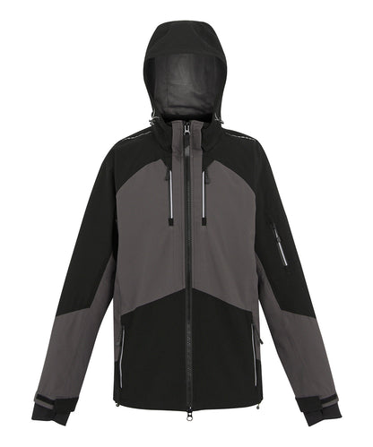 Regatta Professional 4-Tex stretch waterproof shell jacket Slate Grey/Black