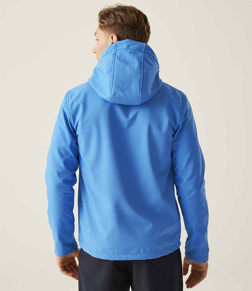 Regatta Professional Regatta Venturer Three Layer Hooded Soft Shell Jacket French Blue/Navy