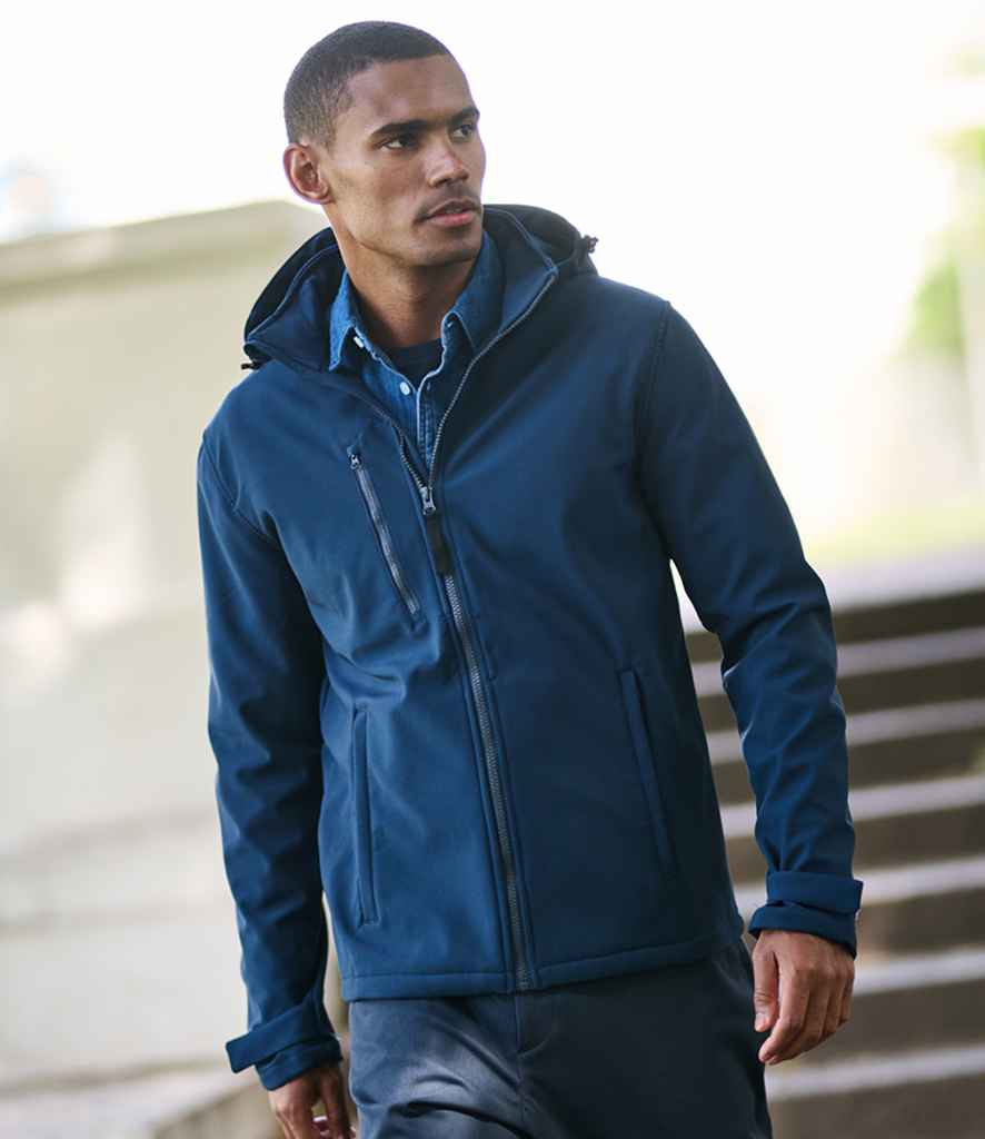 Regatta Professional Regatta Venturer Three Layer Hooded Soft Shell Jacket Navy/Navy