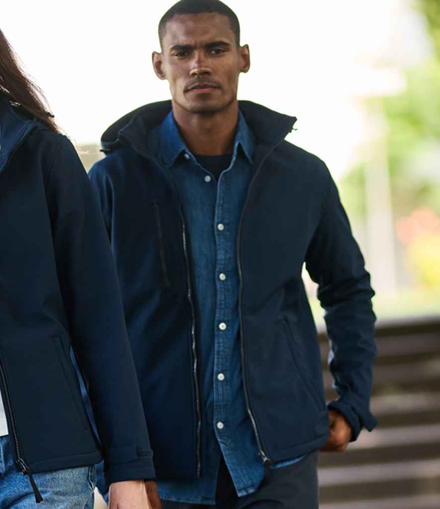 Regatta Professional Regatta Venturer Three Layer Hooded Soft Shell Jacket Navy/Navy