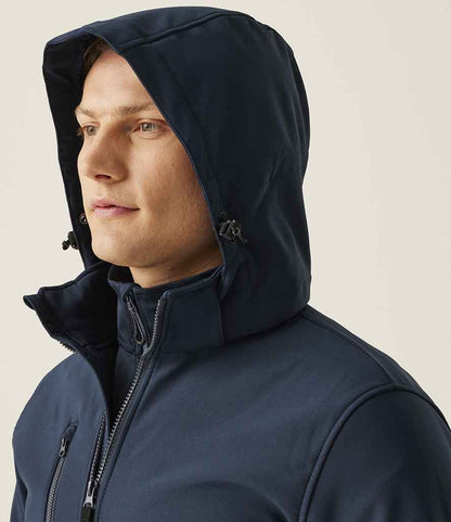 Regatta Professional Regatta Venturer Three Layer Hooded Soft Shell Jacket Navy/Navy