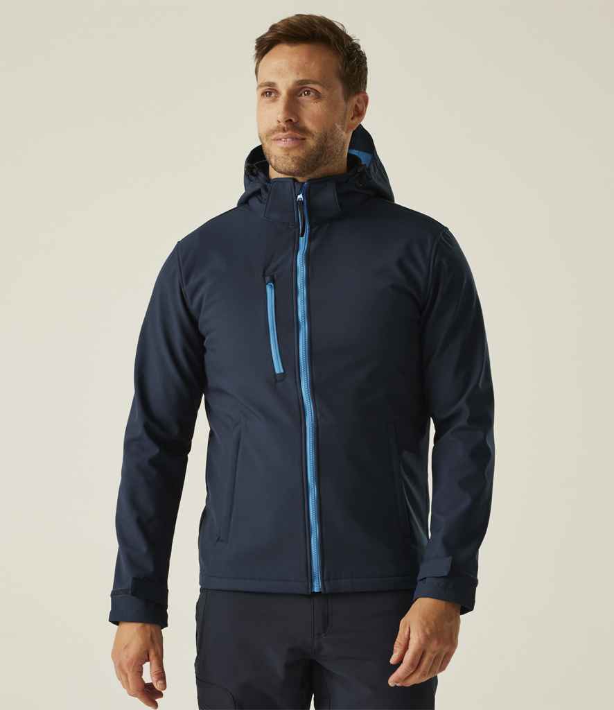 Regatta Professional Regatta Venturer Three Layer Hooded Soft Shell Jacket Navy/French Blue