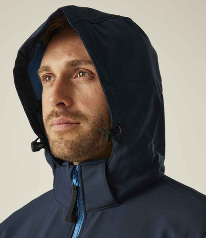 Regatta Professional Regatta Venturer Three Layer Hooded Soft Shell Jacket Navy/French Blue