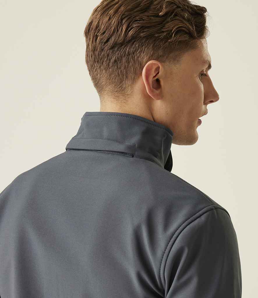 Regatta Professional Regatta Venturer Three Layer Hooded Soft Shell Jacket Seal Grey/Black