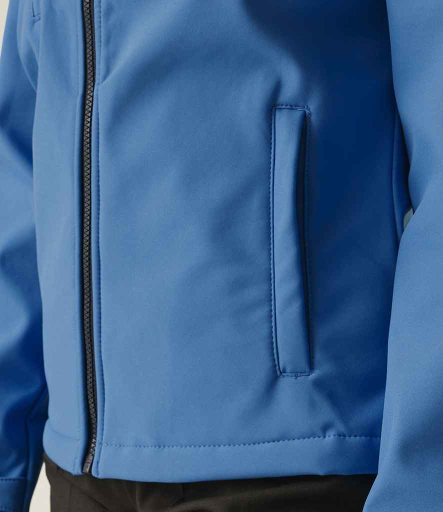 Regatta Professional Regatta Ladies Venturer Three Layer Hooded Soft Shell Jacket French Blue/Navy