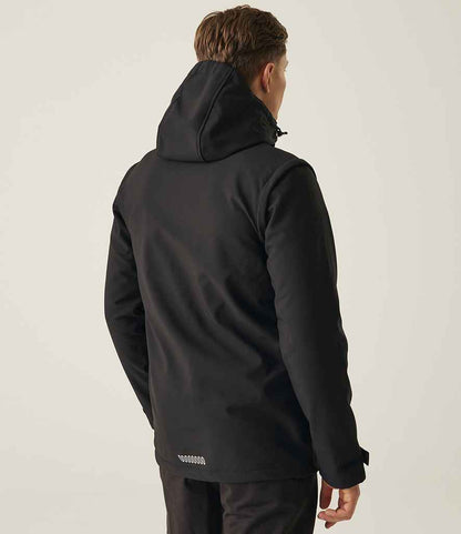 Regatta Professional Regatta Erasmus 4-in-1 Soft Shell Jacket Black/Black