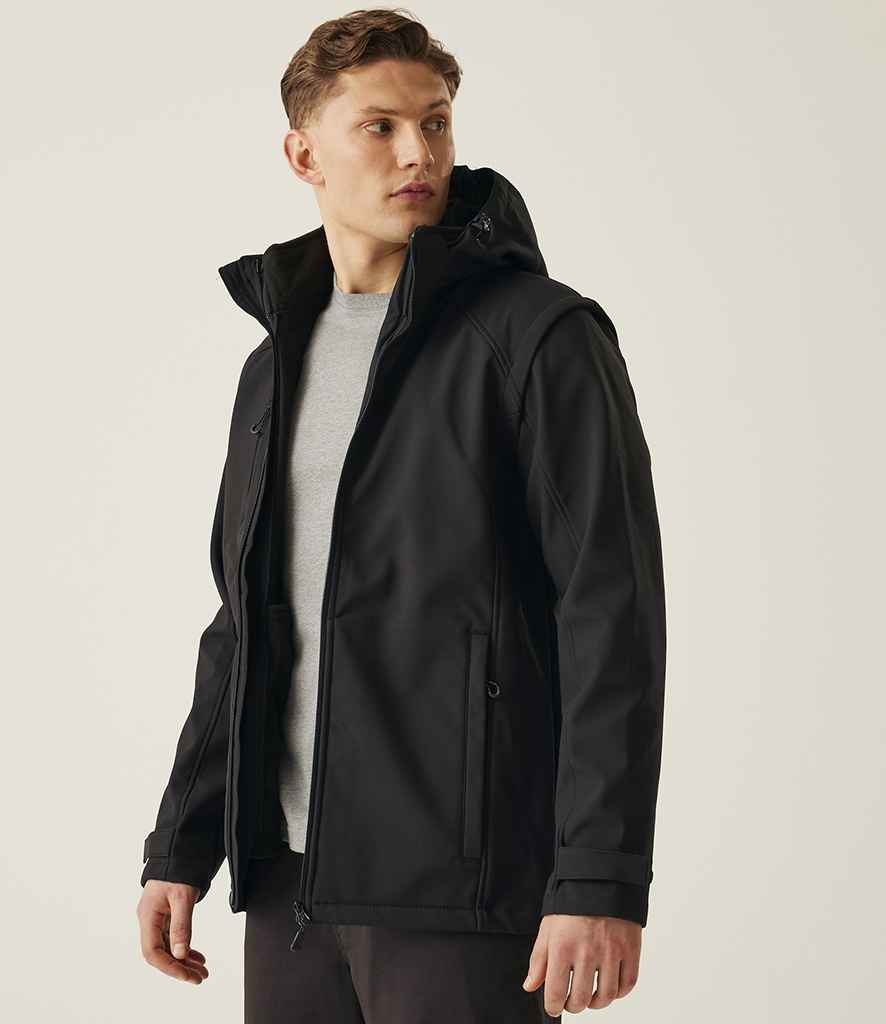 Regatta Professional Regatta Erasmus 4-in-1 Soft Shell Jacket Black/Black