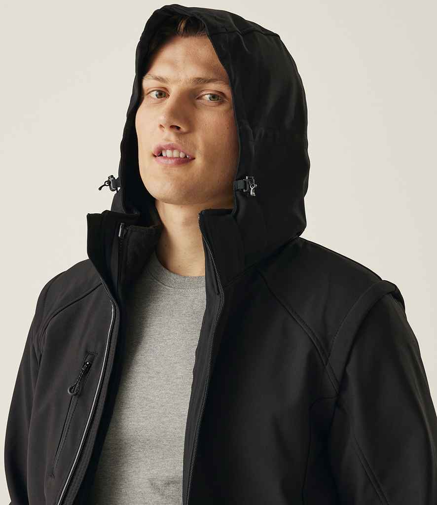 Regatta Professional Regatta Erasmus 4-in-1 Soft Shell Jacket Black/Black