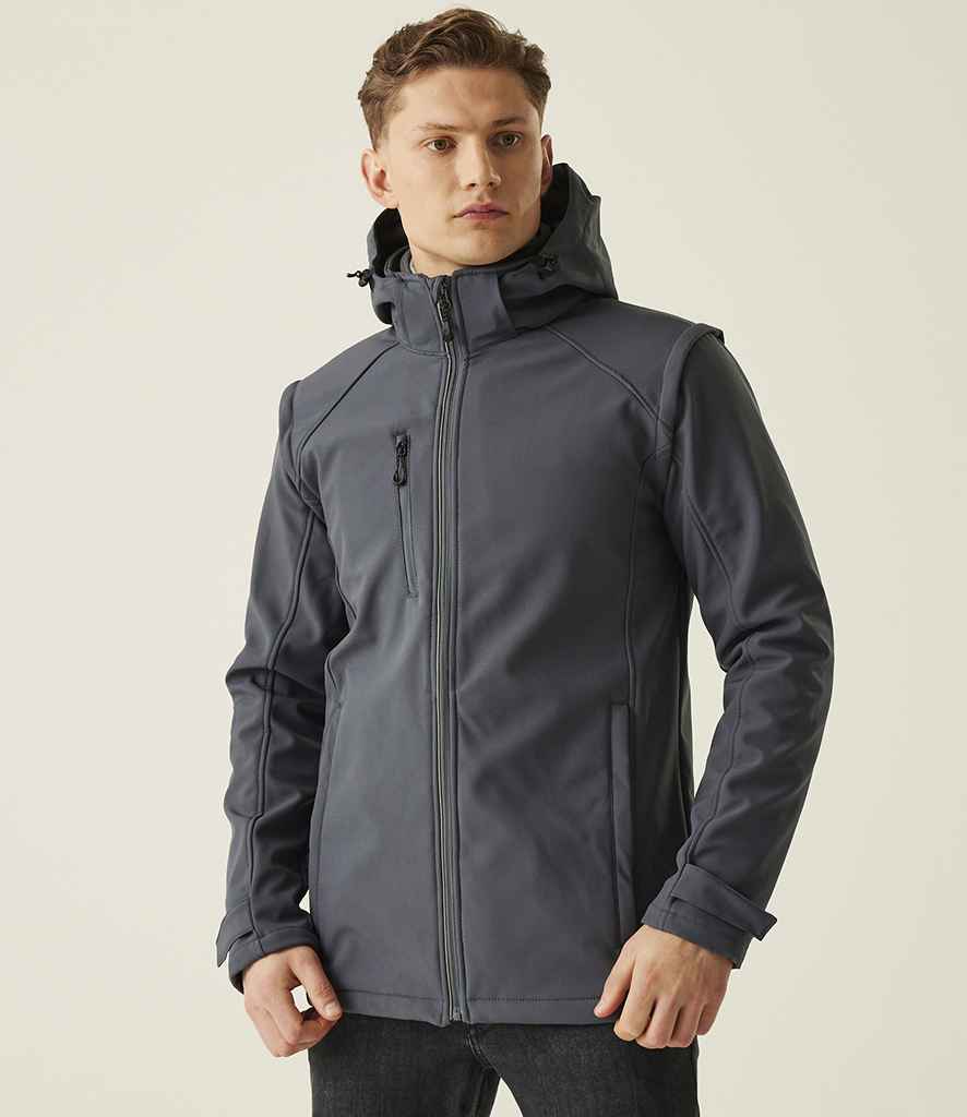 Regatta Professional Regatta Erasmus 4-in-1 Soft Shell Jacket Seal Grey/Seal Grey