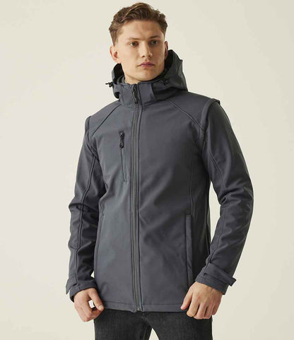Regatta Professional Regatta Erasmus 4-in-1 Soft Shell Jacket Seal Grey/Seal Grey
