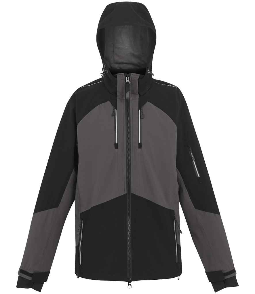 Regatta 4TEX Stretch Waterproof Shell Jacket in Slate Grey/Black
