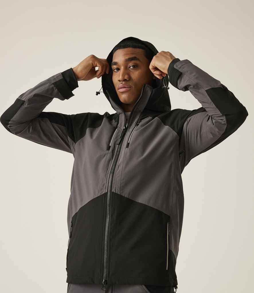 Regatta Professional Regatta 4TEX Stretch Waterproof Shell Jacket Slate Grey/Black