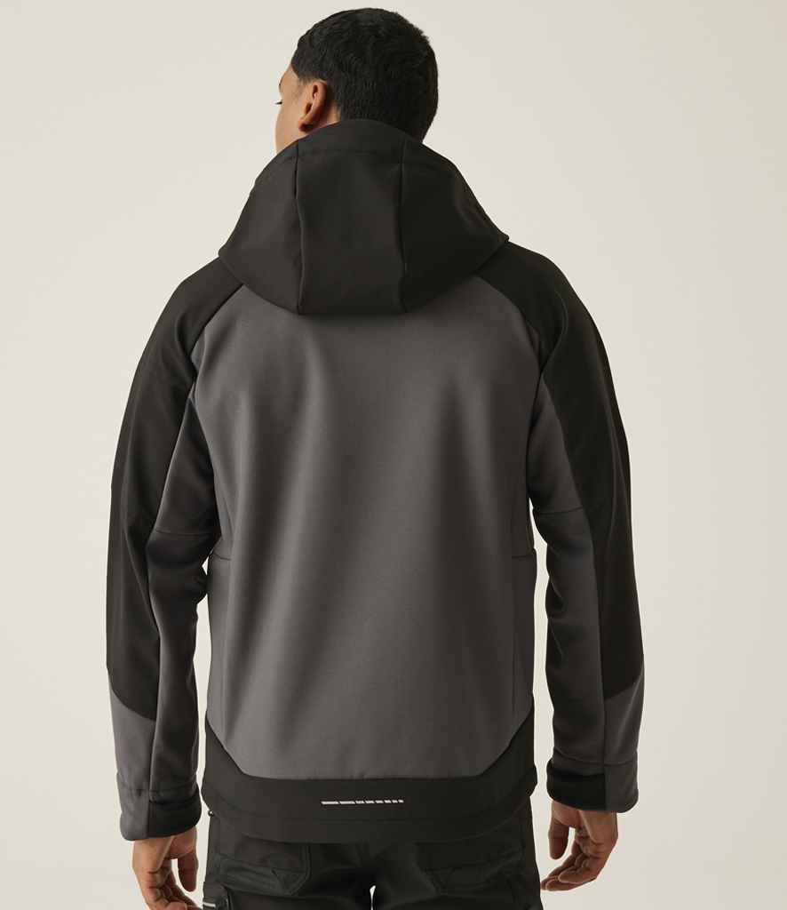 Regatta Professional Regatta 4TEX Stretch Three Layer Soft Shell Jacket Slate Grey/Black