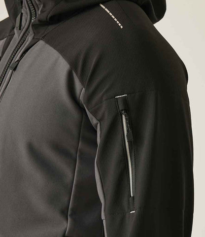 Regatta Professional Regatta 4TEX Stretch Three Layer Soft Shell Jacket Slate Grey/Black