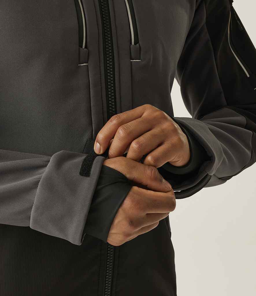 Regatta Professional Regatta 4TEX Stretch Three Layer Soft Shell Jacket Slate Grey/Black