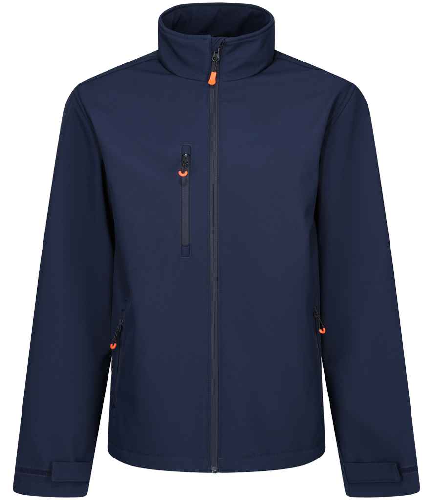 Regatta Professional Regatta Thermogen Powercell 5000 Heated Soft Shell Jacket Navy/Magma Orange