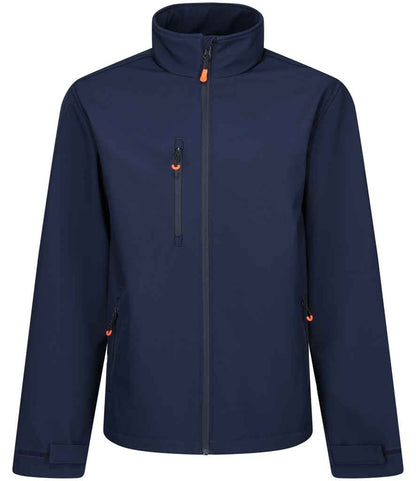 Regatta Professional Regatta Thermogen Powercell 5000 Heated Soft Shell Jacket Navy/Magma Orange