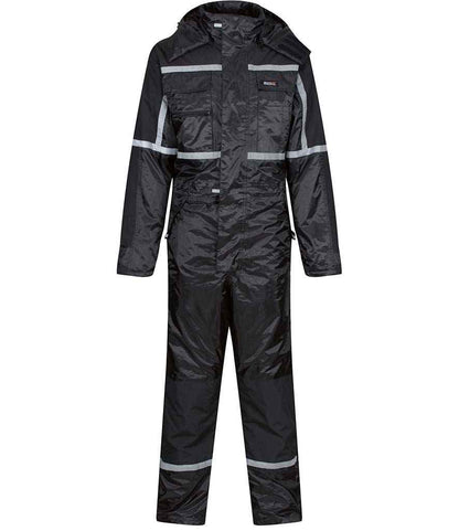 Regatta Pro Waterproof Insulated Coverall in Black