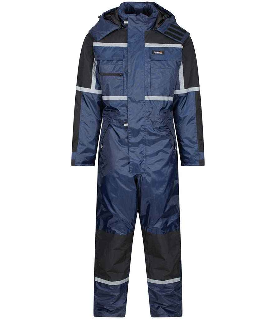 Regatta Pro Waterproof Insulated Coverall in Navy
