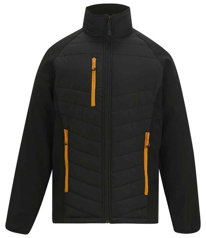 Regatta Pro Universal Jacket in Black/Orange Pop