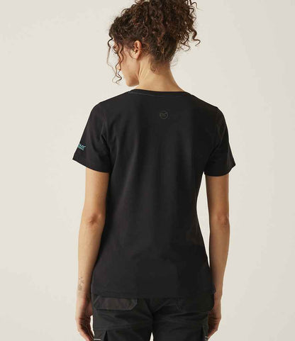 Regatta Ladies Ada Cotton Stretch T-Shirt - model image