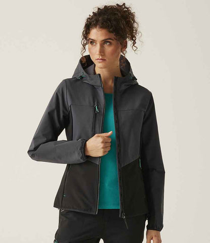 Regatta Ladies Ada Stretch Soft Shell Jacket - model image