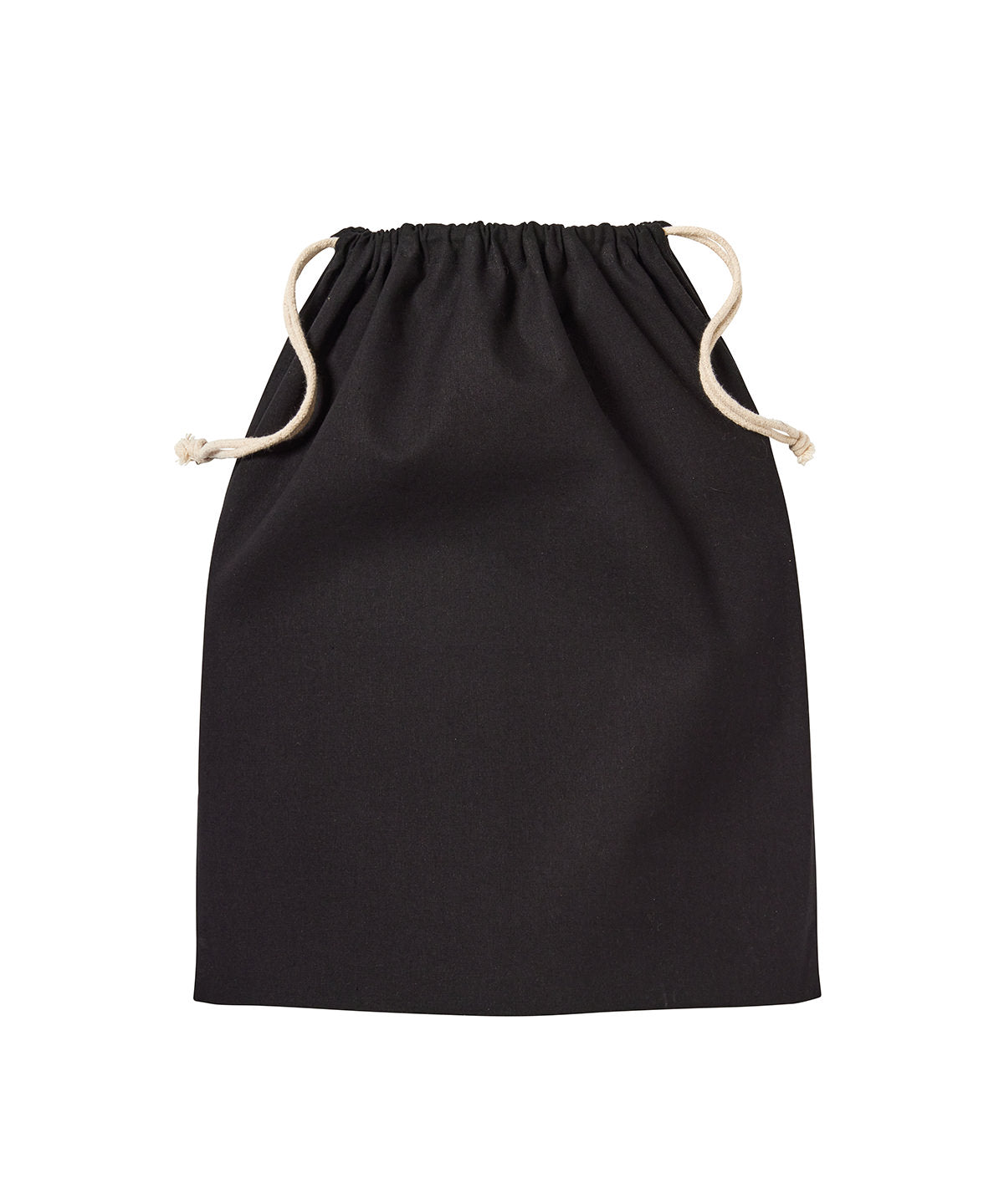 Nutshell Organic cotton stuff bag Black