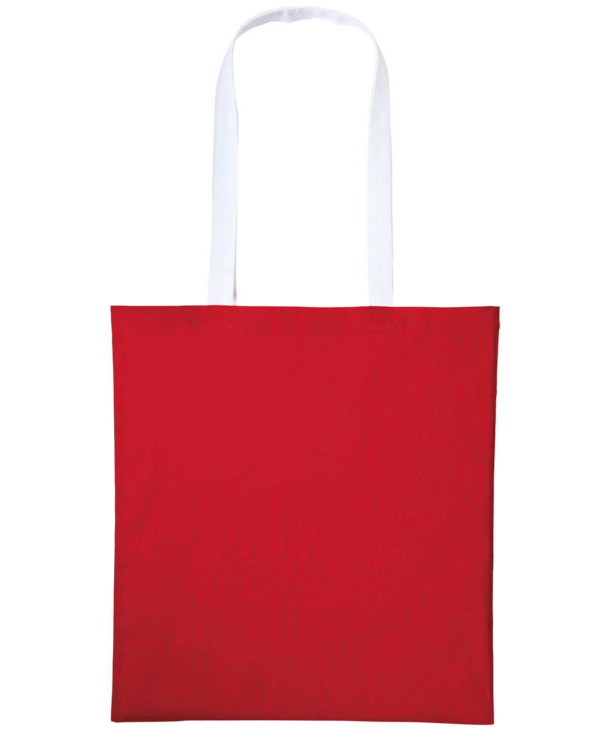 Nutshell Varsity cotton shopper long handle Fire Red/White
