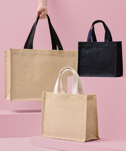 Nutshell Jute shopper Black/Black