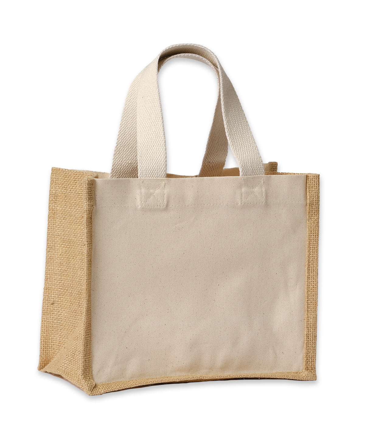 Nutshell Jute canvas panel shopper Natural/Natural