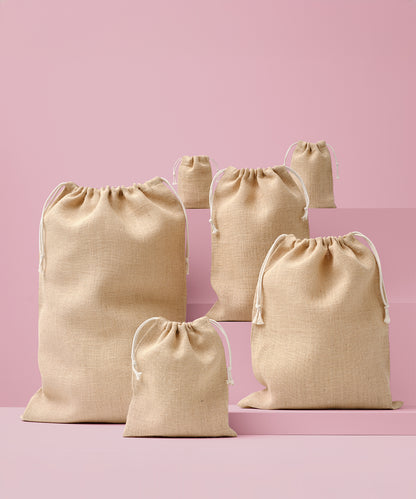 Nutshell Jute stuff bag Natural