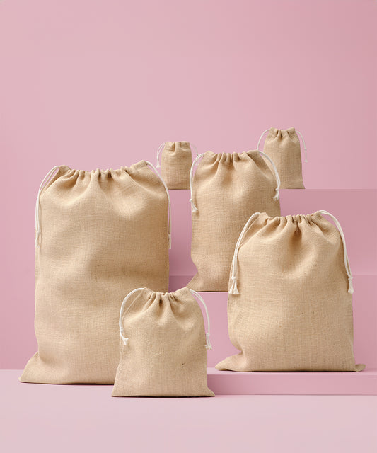 Nutshell Jute stuff bag Natural