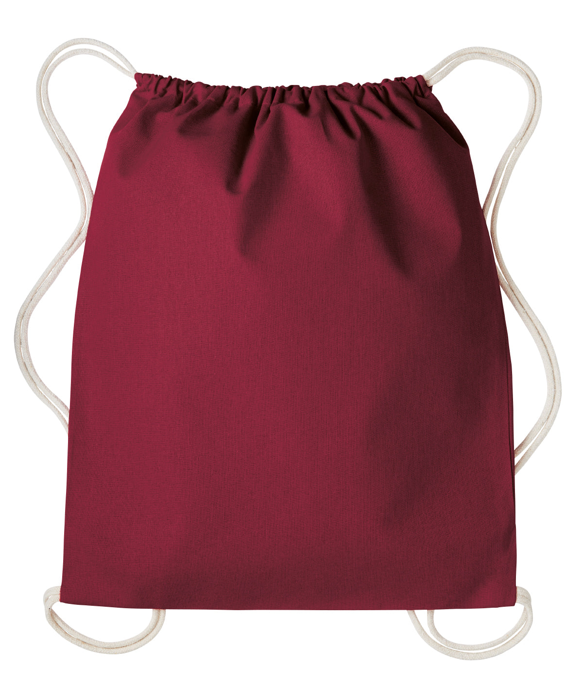 Nutshell Gymsac with cords Burgundy/Natural