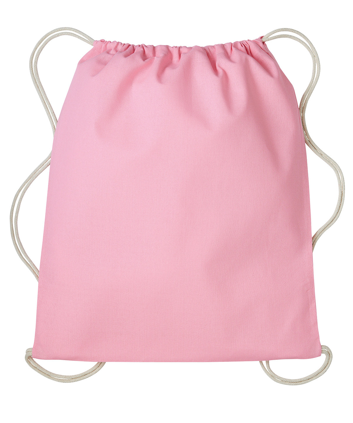 Nutshell Gymsac with cords Light Pink/Natural