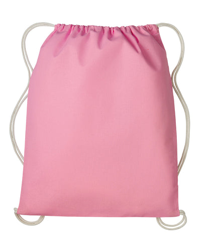 Nutshell Gymsac with cords Pastel Pink/Natural