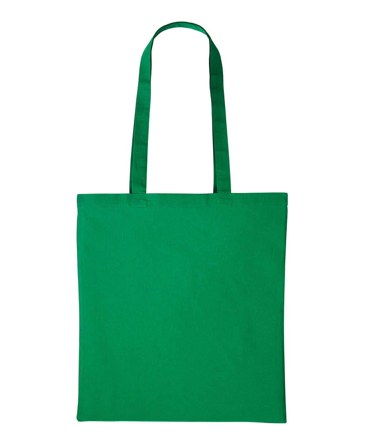 Nutshell Recycled cotton shopper long handle Bottle Green