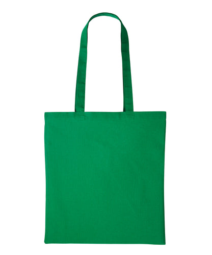 Nutshell Recycled cotton shopper long handle Bottle Green