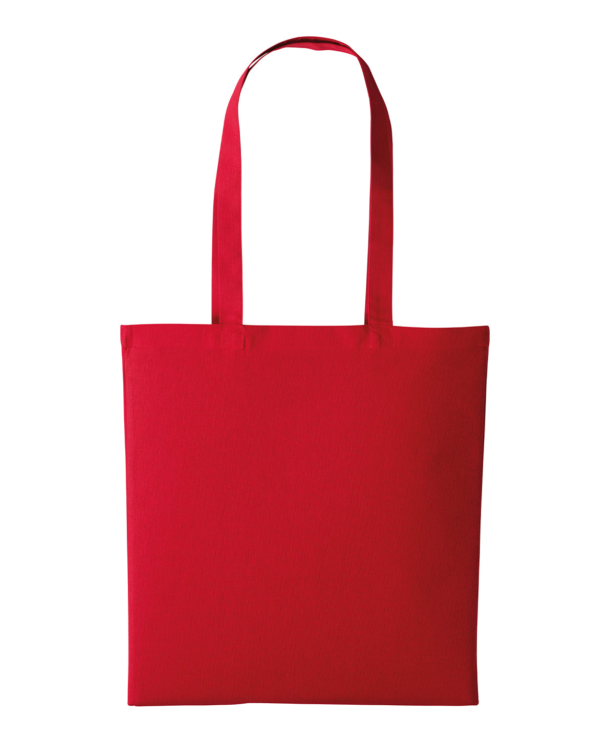 Nutshell Recycled cotton shopper long handle Fire Red