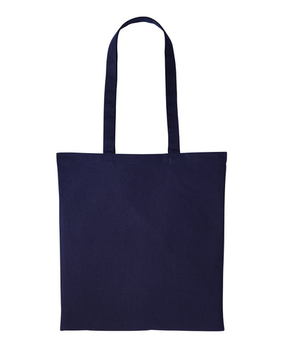 Nutshell Recycled cotton shopper long handle French Dark Navy