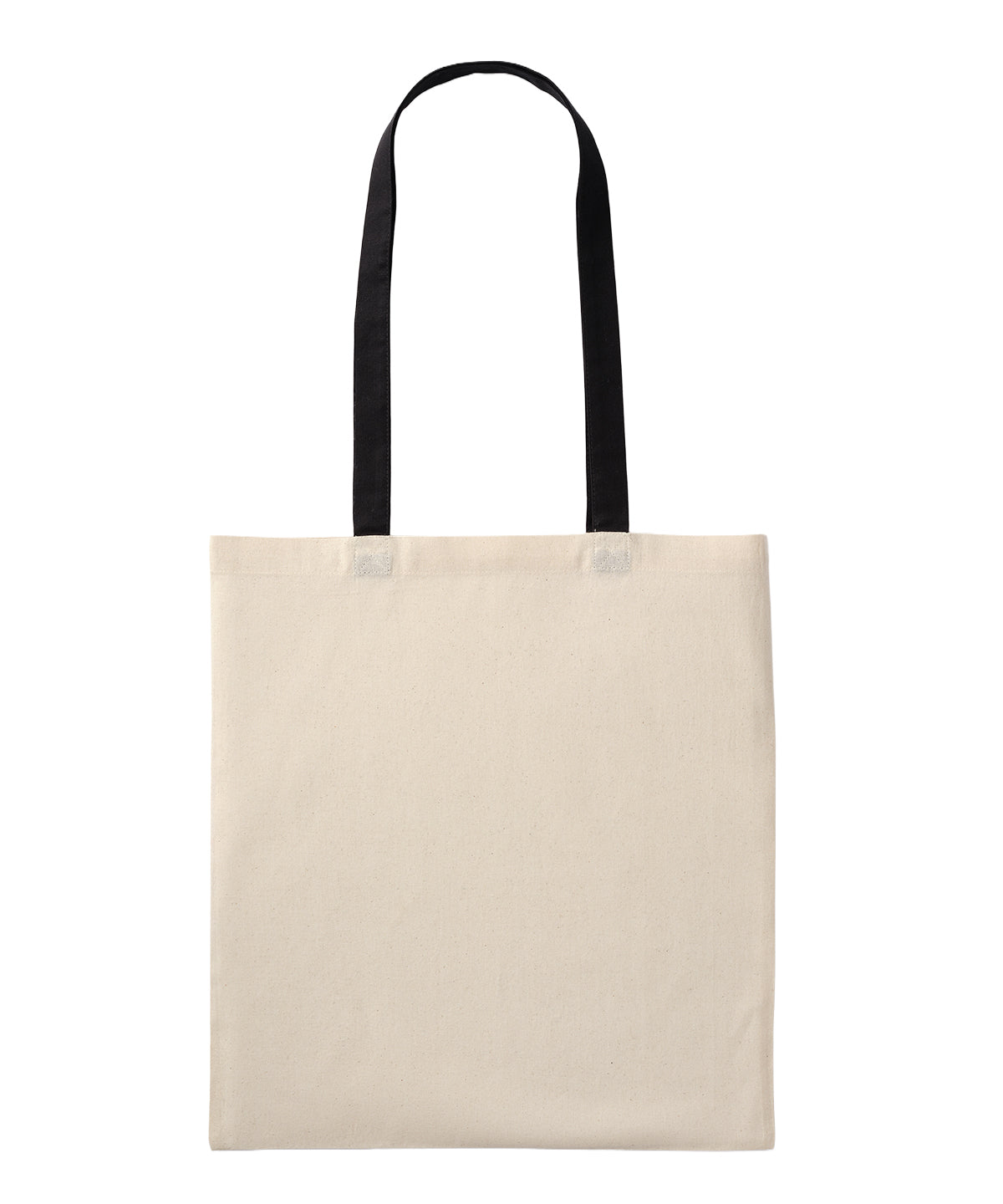 Nutshell Recycled cotton shopper long handle Natural/Black